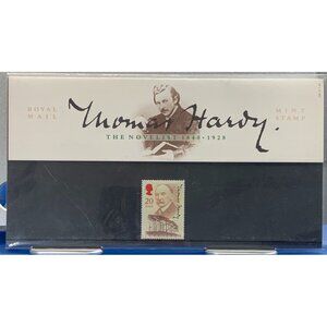 Royal Mail Mint Stamp Featuring Thomas Hardy 1840-1928 With 20 Pence Stamp